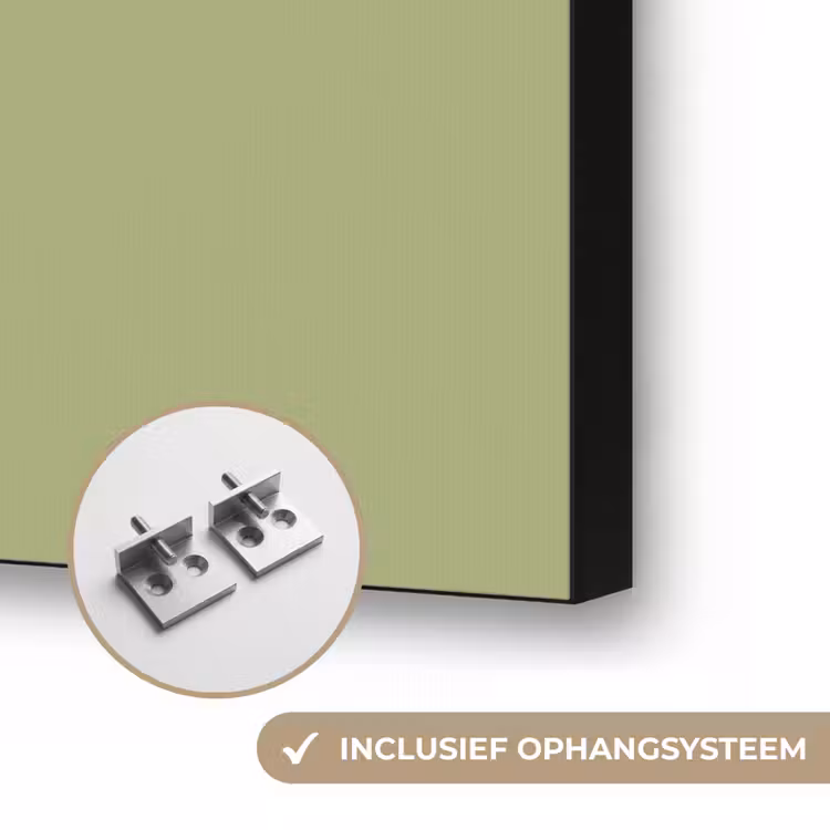 Whispering - Sage - Groen Textielframe zwart klein 947 -USP_ophangsysteemNL