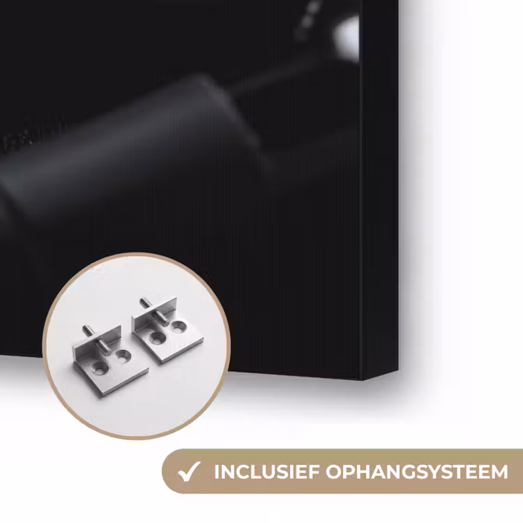 Wijn - Flessen - Variatie - Smaken Textielframe zwart klein -USP_ophangsysteemNL