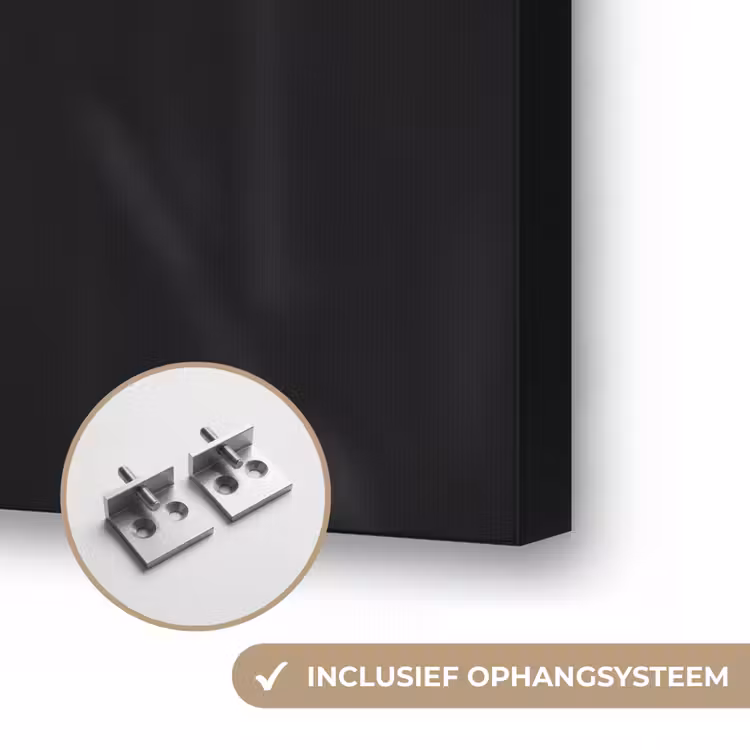 Wijnfles - Glas - Handen - Raam Textielframe zwart klein -USP_ophangsysteemNL