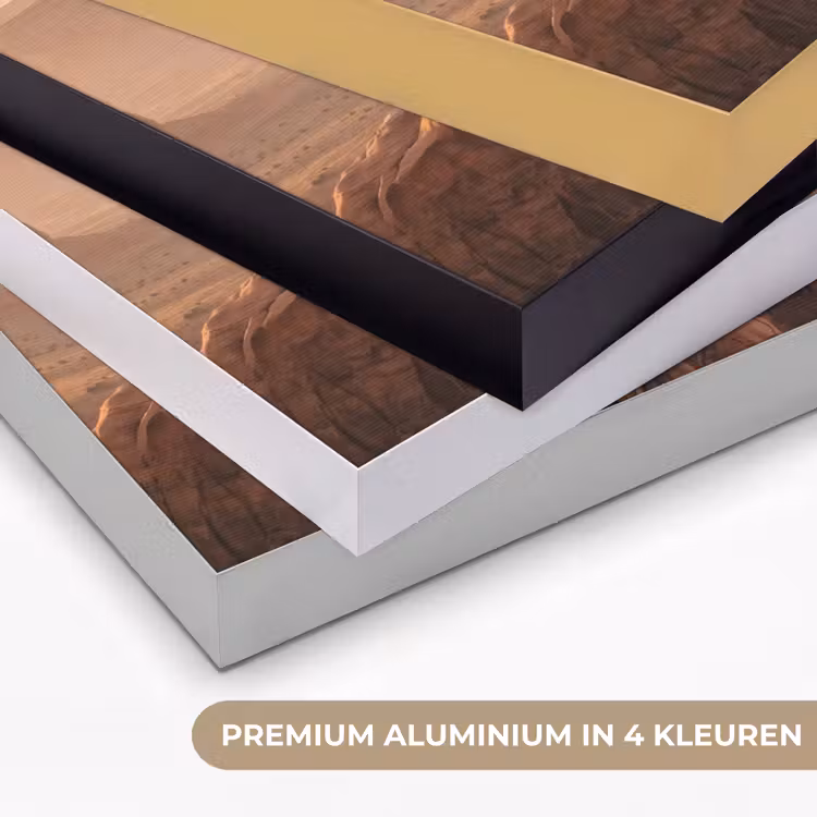 Woestijn - Landschap - Natuur Textielframe zwart klein -USP_kleurenNL