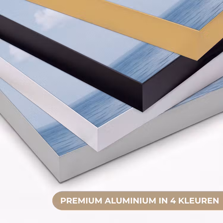 Art frame - Wolk - Regen - Natuur - Wolk - Regen - Natuur Textielframe zwart klein