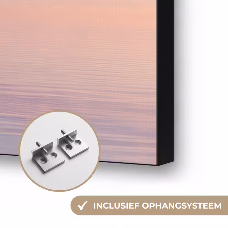 Wolk - Schommel - Kleurrijke lucht Textielframe zwart klein -USP_ophangsysteemNL