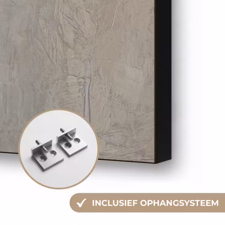 Woman - Butterfly - Art - Classic - Muted Textielframe zwart klein -USP_ophangsysteemNL