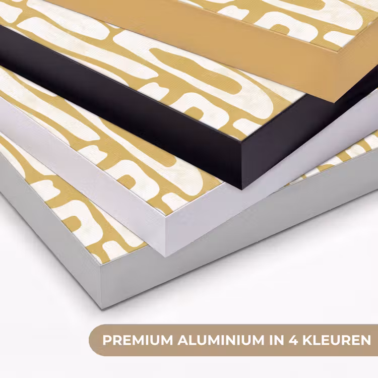 Zandkleur - Wit - Patroon Textielframe zwart klein 947 -USP_kleurenNL