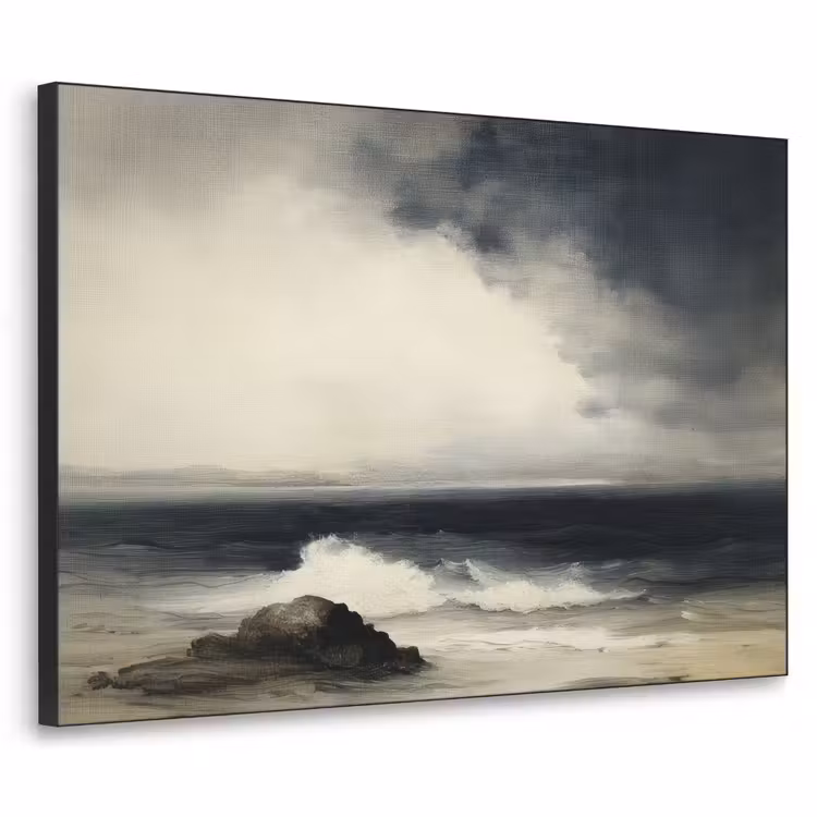 Zee - Rotsen - Storm Textielframe - compleet frame klein -3d