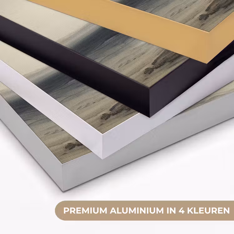 Zee - Rotsen - Storm Textielframe zwart klein -USP_kleurenNL
