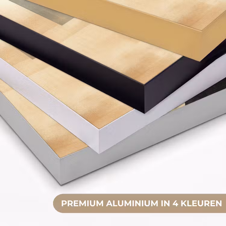 Zijaanzicht - Vrouw - Vormen Textielframe zwart klein -USP_kleurenNL
