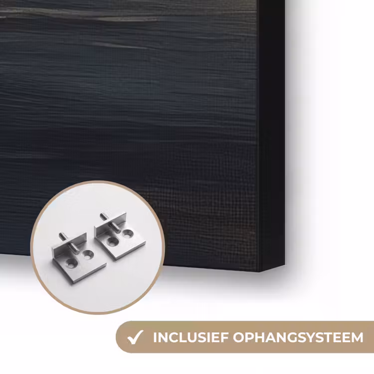 Zon - Horizon - Zee Textielframe zwart klein -USP_ophangsysteemNL