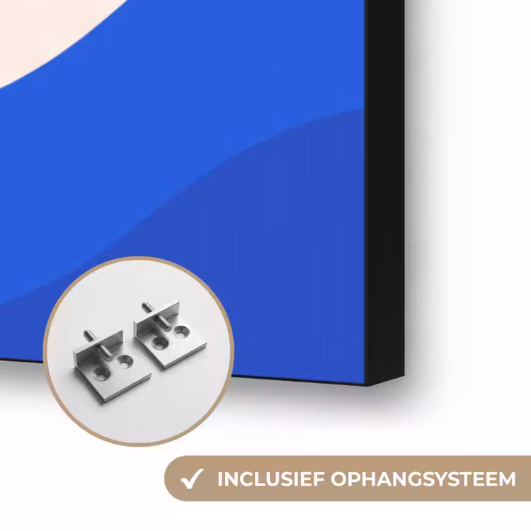 Zwemkleding - Zee - Zomer - Illustratie - Geel Textielframe zwart klein -USP_ophangsysteemNL