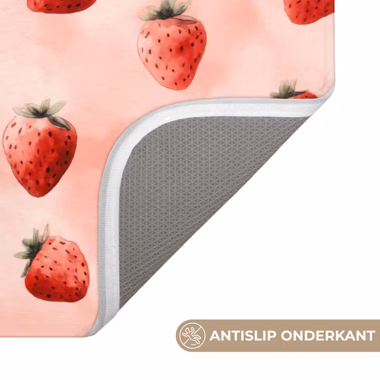 Aardbei - Patroon - Roze Badmat klein 997 -USP_AntislipNL