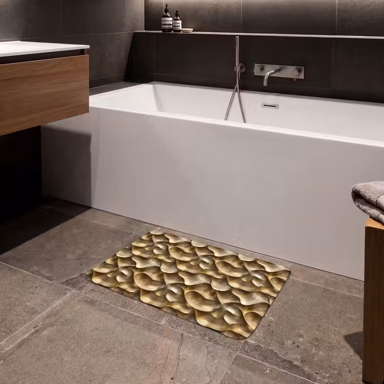 Abstract - Antiek - Goud Badmat klein 997 -sfeer3