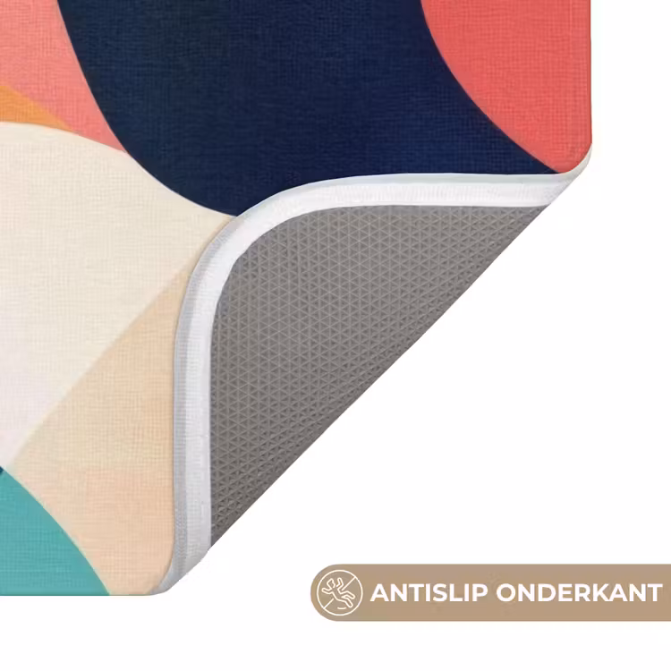 Abstract - Blauw - Roze Badmat klein -USP_AntislipNL