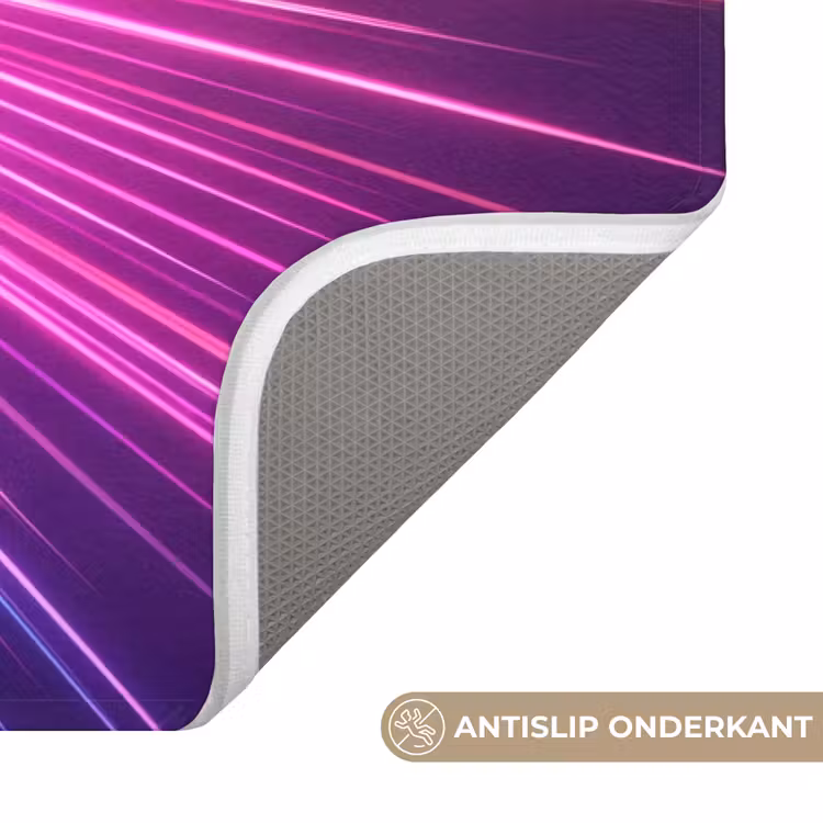Abstract - Light - Burst - Modern - Colorful Badmat middel -USP_AntislipNL