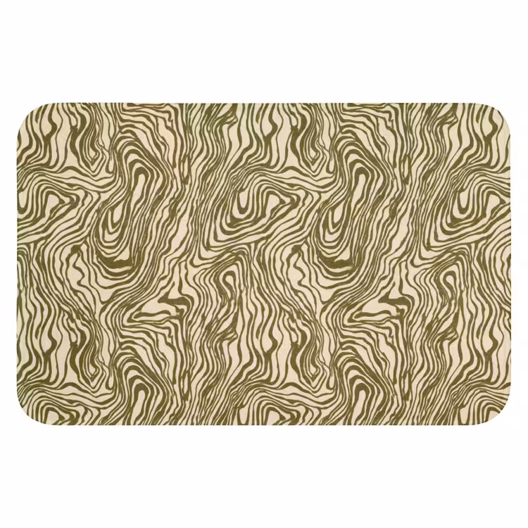 Abstract - Marmer - Groen Badmat klein 997 -3d