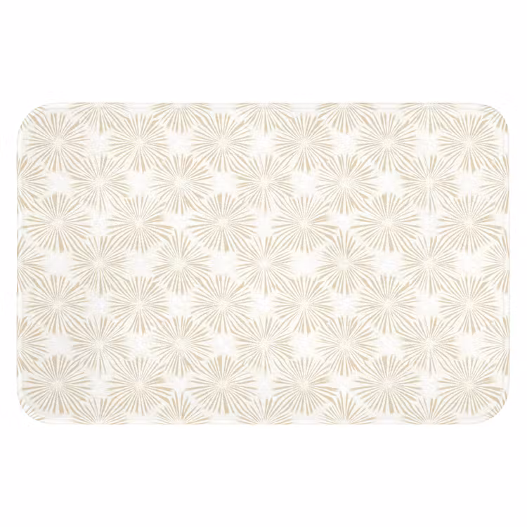 Abstract - Motief - Beige Badmat klein 997 -3d
