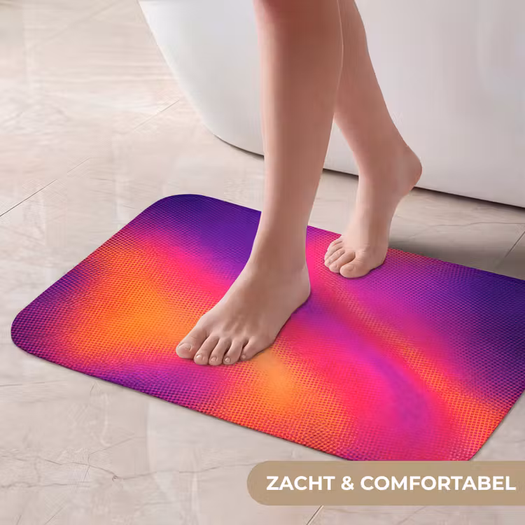 Abstract - Patroon - Kleurverloop Badmat klein -USP_ZachtNL