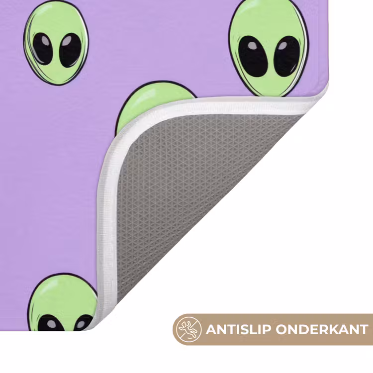 Alien - Retro - Lila Badmat klein 997 -USP_AntislipNL