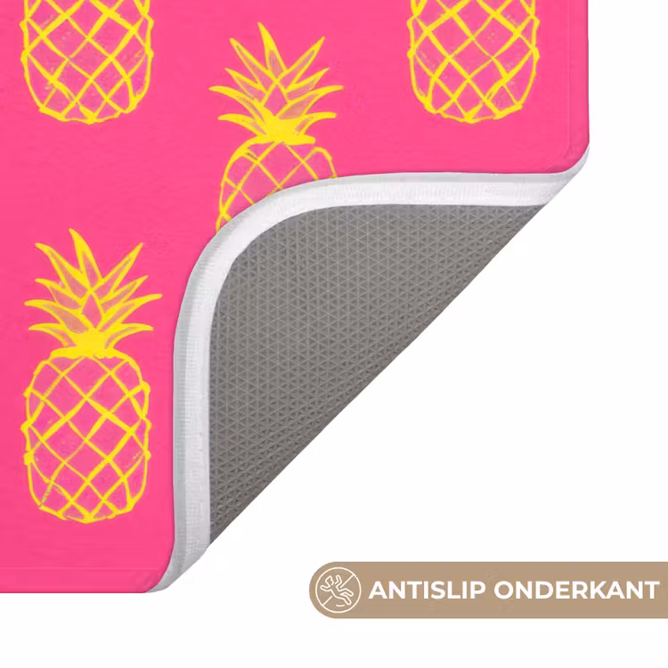 Ananas - Trendy - Roze Badmat klein 997 -USP_AntislipNL