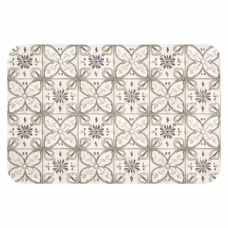 Antiek - Tegel - Beige Badmat klein 997 -3d