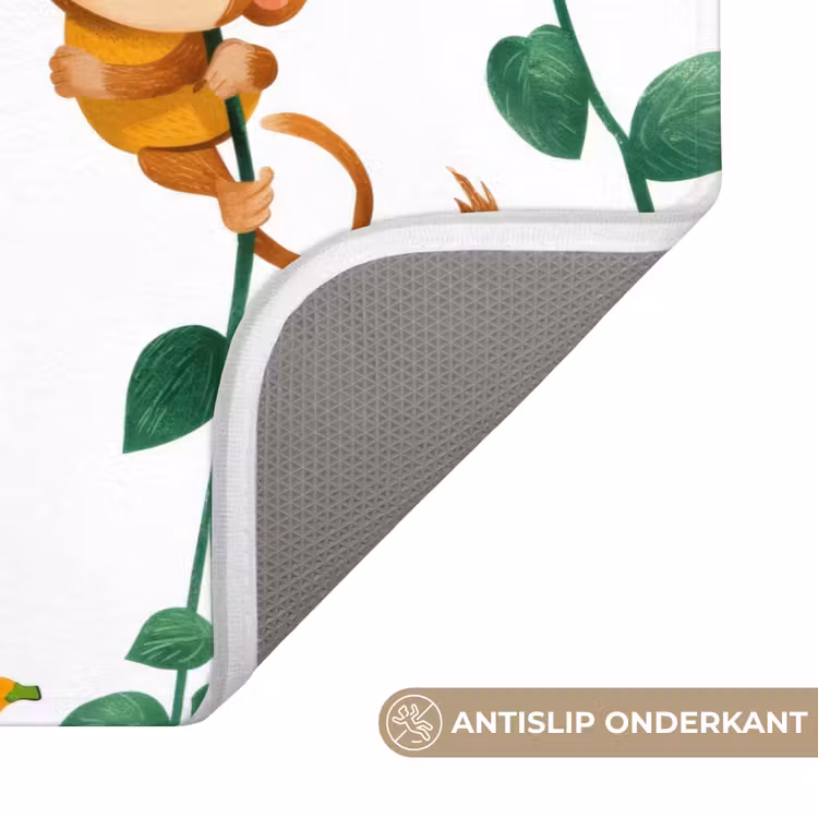 Apen - Lianen - Kleurrijk Badmat klein 997 -USP_AntislipNL