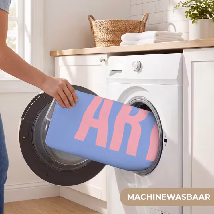 Art - Roze - Blauw Badmat klein -USP_WasbaarNL