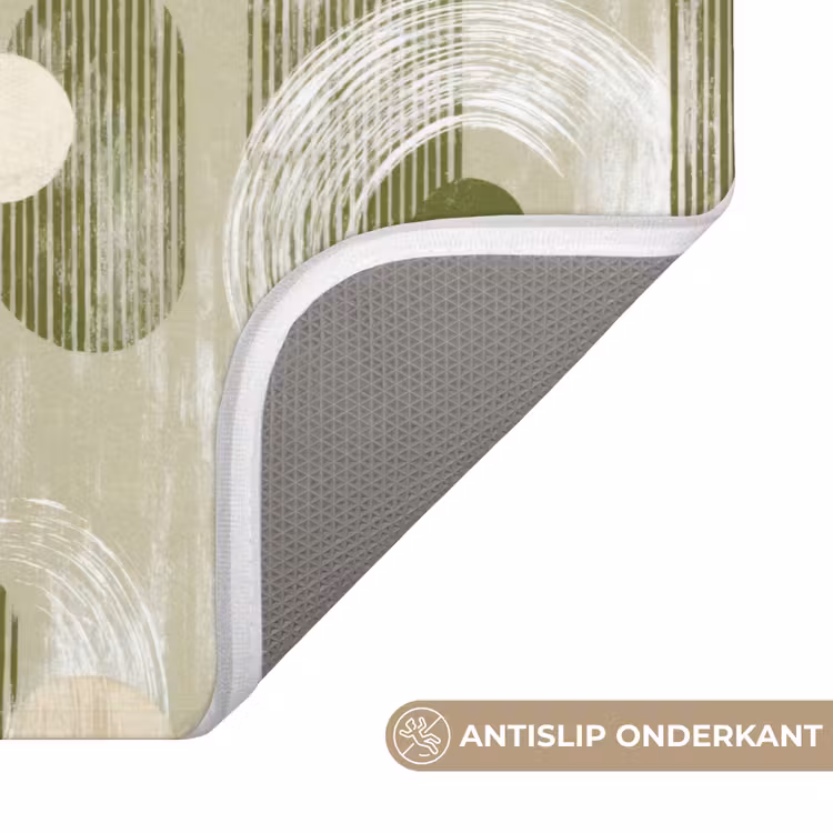Artistiek - Modern - Groen Badmat klein 997 -USP_AntislipNL