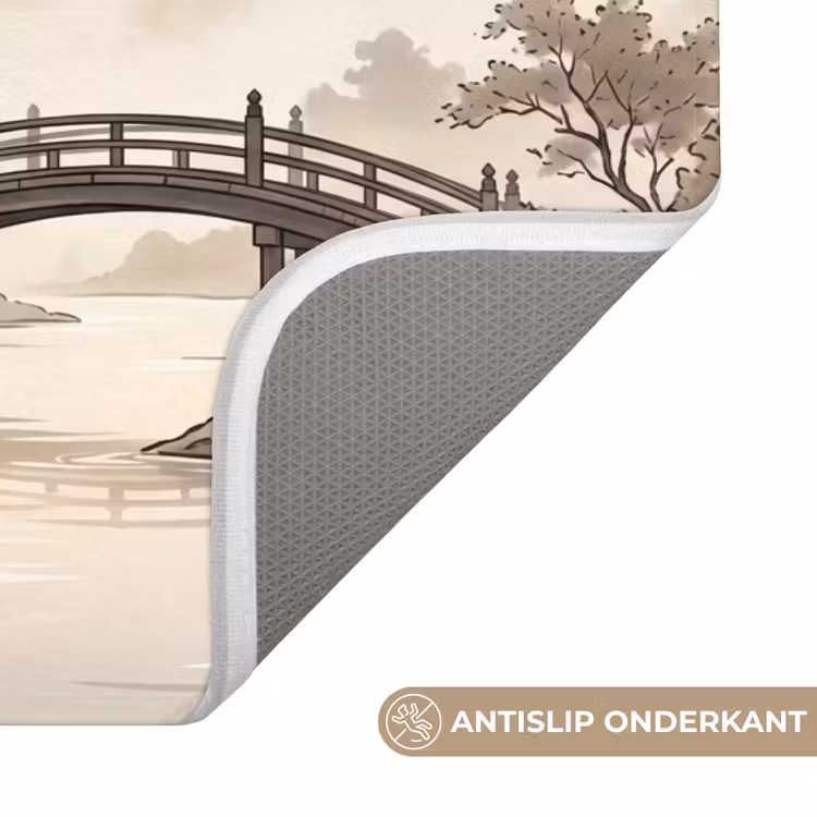 Azië - Landschap - Kleurrijk Badmat klein -USP_AntislipNL