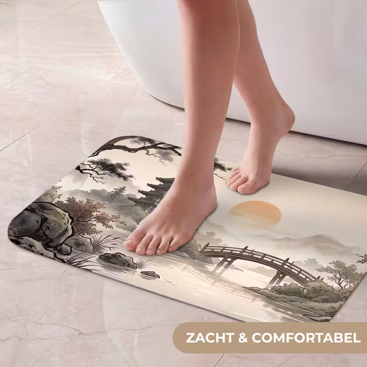 Azië - Landschap - Kleurrijk Badmat klein -USP_ZachtNL