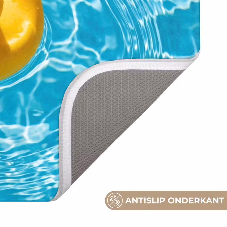 Badeend - Dobberen - Blauw Badmat klein -USP_AntislipNL