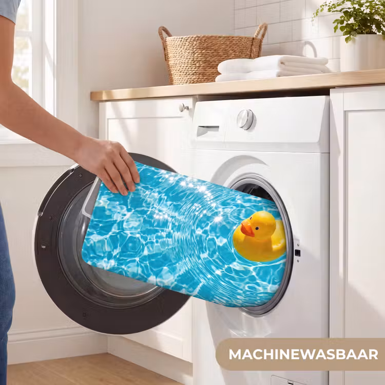Badeend - Dobberen - Blauw Badmat klein -USP_WasbaarNL
