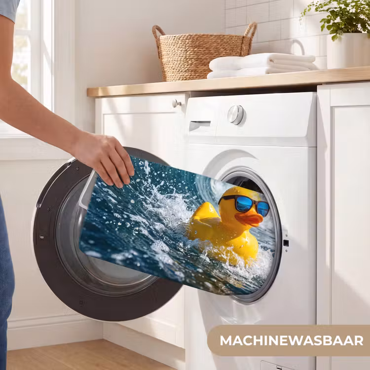 Badeend - Stoer - Golven Badmat klein -USP_WasbaarNL