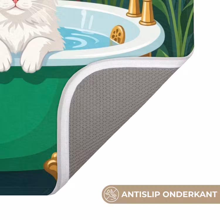 Badkamer - Kattenparade - Kleurrijk Badmat klein -USP_AntislipNL
