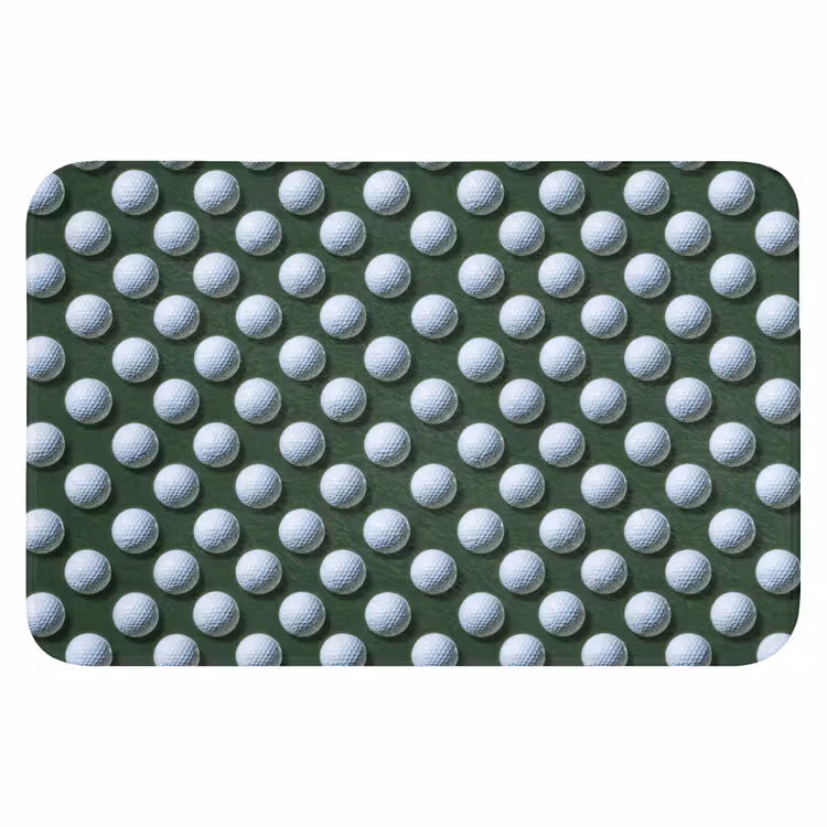 Ballen - Golf - Groen Badmat klein 997 -3d