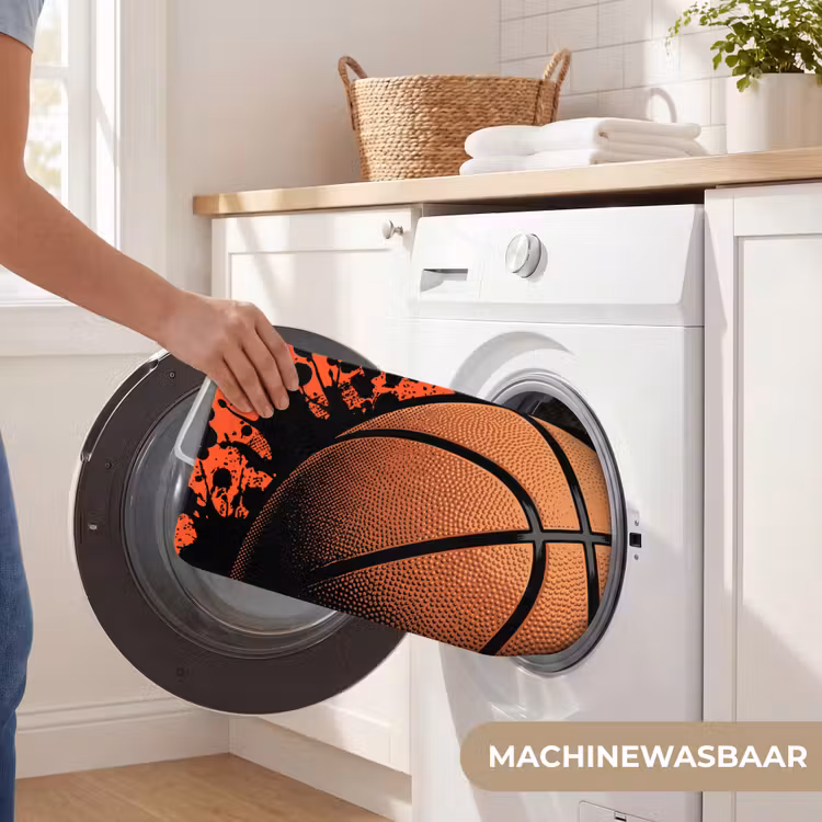 Basketbal - Verf - Sport - Oranje Badmat klein -USP_WasbaarNL
