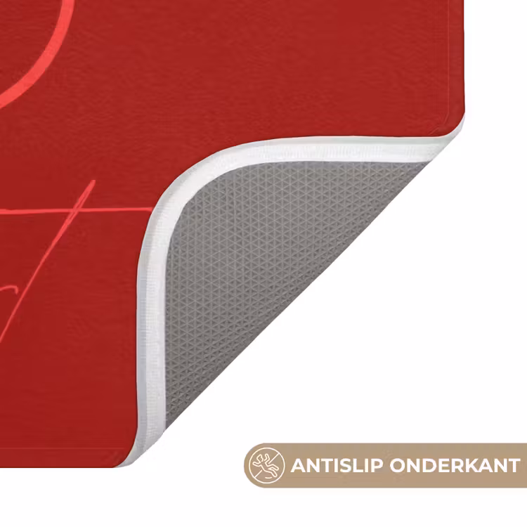 Big titties small heart - Rood - Hart Badmat klein -USP_AntislipNL