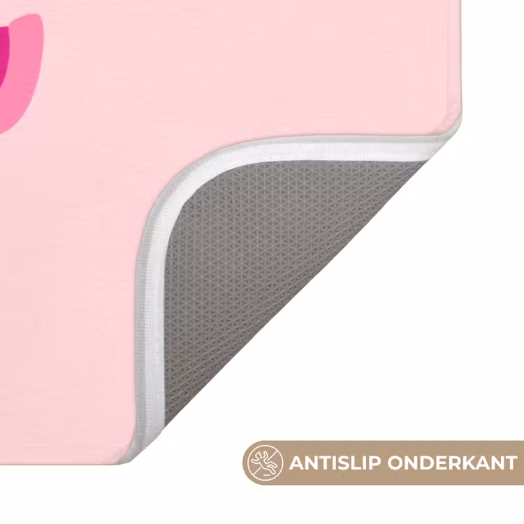 Bisou - Roze - Dikke letters Badmat klein -USP_AntislipNL