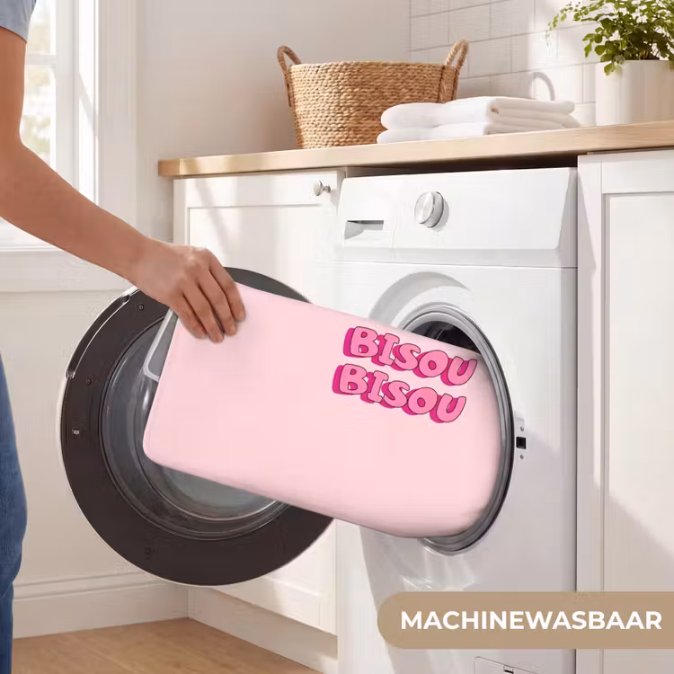 Bisou - Roze - Schaduw Badmat klein -USP_WasbaarNL