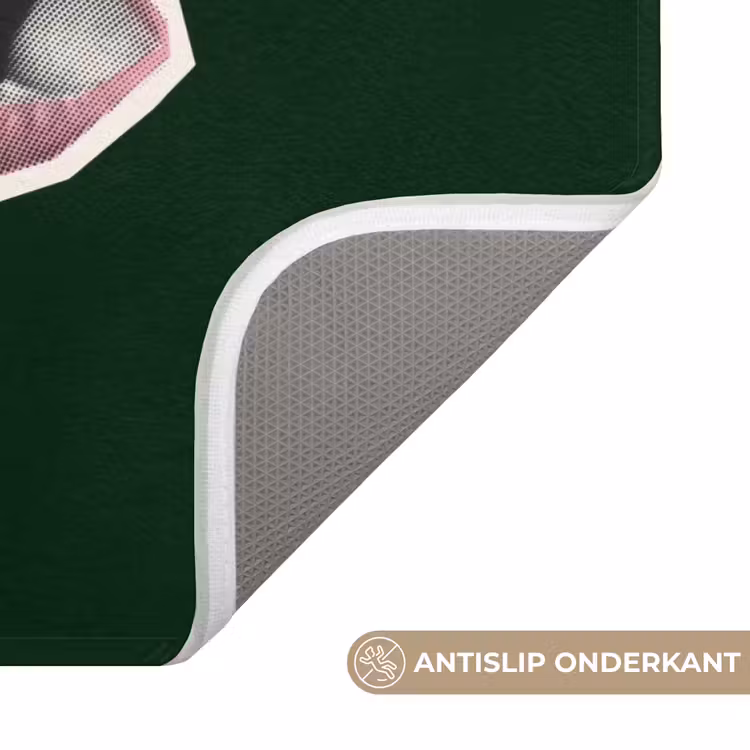 BLAH BLAH BLAH - Mond - Groen Badmat klein -USP_AntislipNL