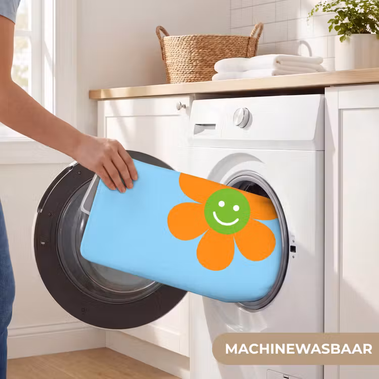 Bloem - Smiley - Kleurrijk Badmat klein -USP_WasbaarNL