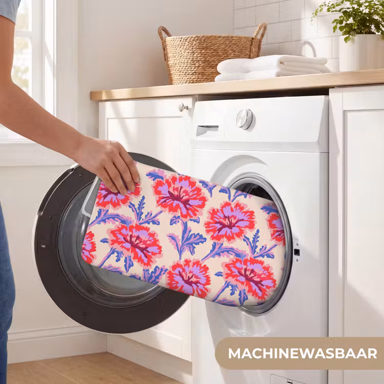 Bloemen - Patroon - Meerkleurig Badmat klein 997 -USP_WasbaarNL