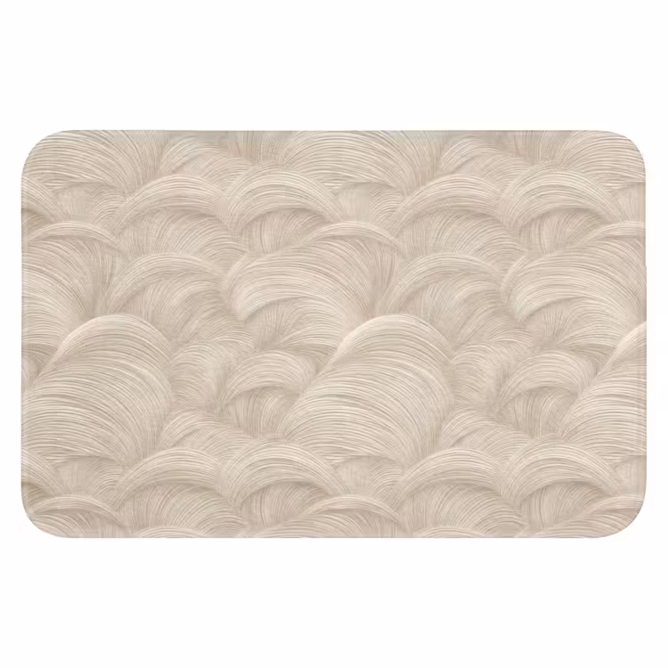 Bogen - Patroon - Beige Badmat klein 997 -3d