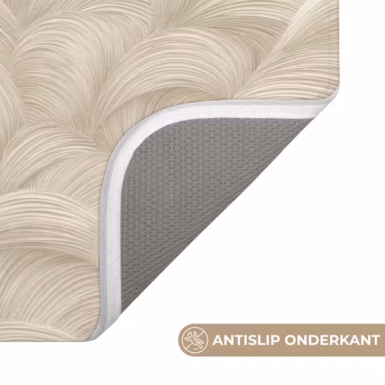 Bogen - Patroon - Beige Badmat klein 997 -USP_AntislipNL