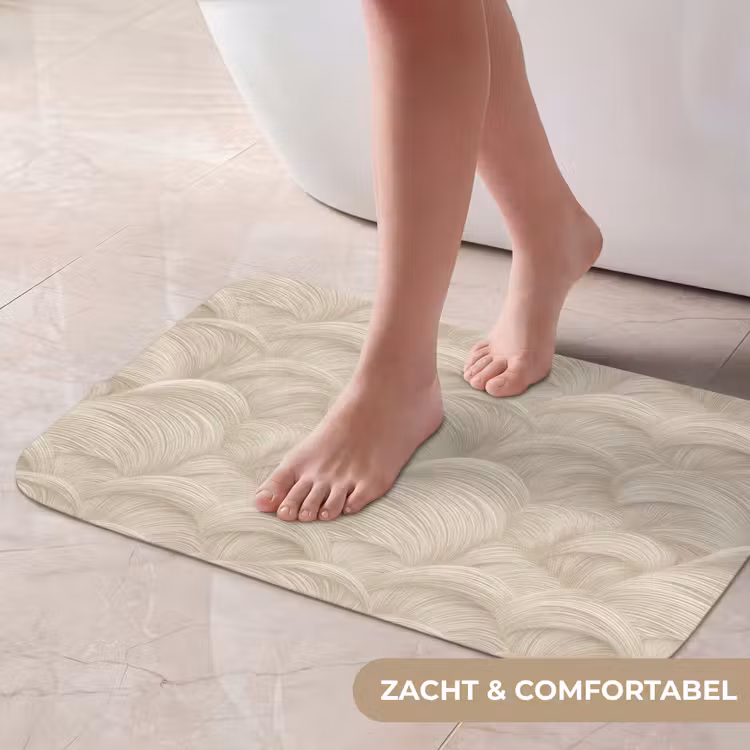 Bogen - Patroon - Beige Badmat klein 997 -USP_ZachtNL