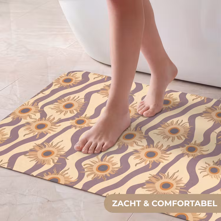 Bohemian - Vibe - Lavendelpaars Badmat klein 997 -USP_ZachtNL