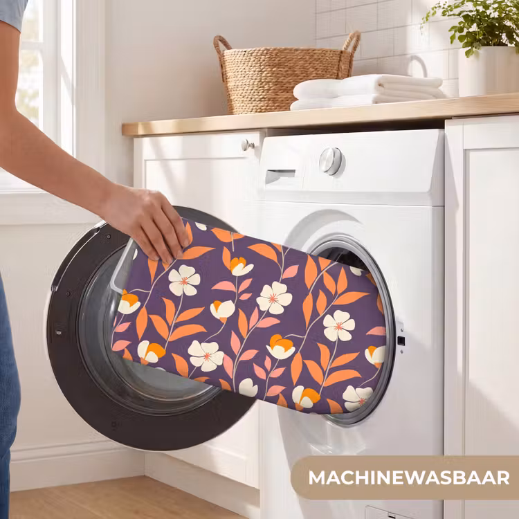 Boho - Vintage - Paars Badmat klein 997 -USP_WasbaarNL