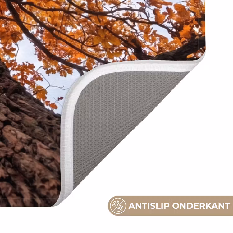 Boom - Bladerdak - Herfst - Oranje - Sfeervol Badmat middel -USP_AntislipNL