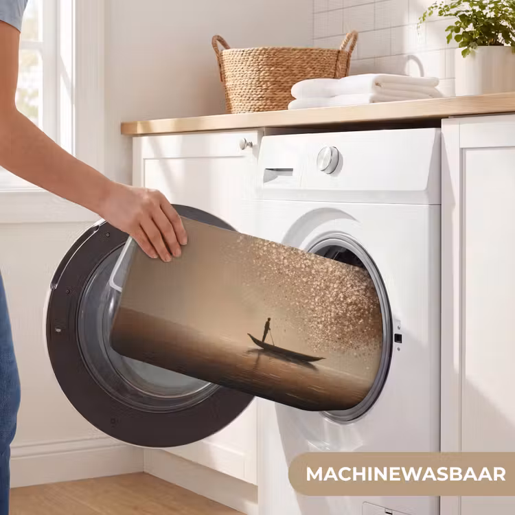 Bootje - Blaadjes - Goud - Water Badmat klein -USP_WasbaarNL