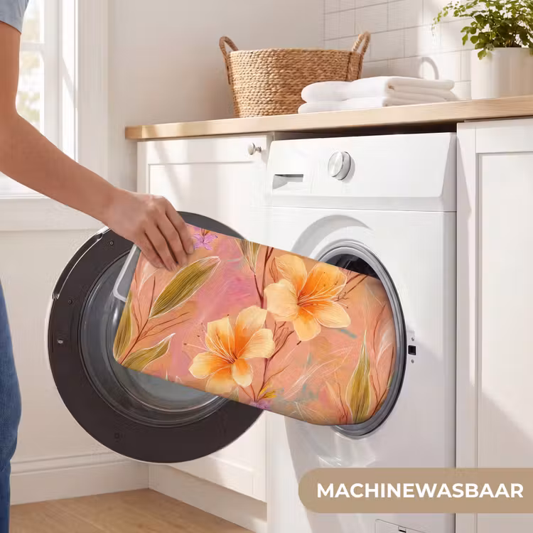 Botanisch - Bloemen - Kleurrijk Badmat klein 997 -USP_WasbaarNL