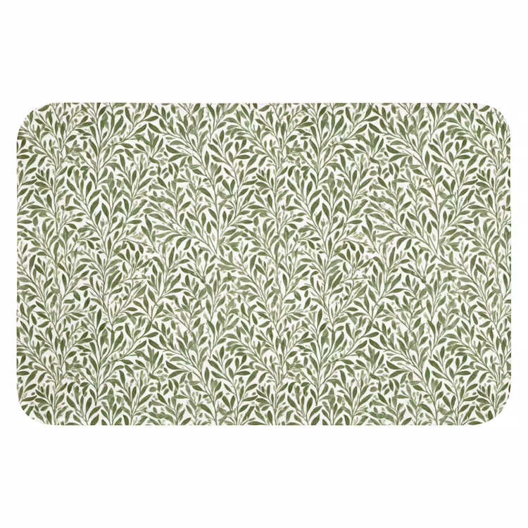 Botanisch - Takken - Groen Badmat klein 997 -3d