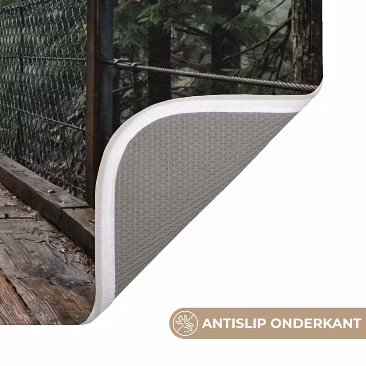 Brug - Bos - Mist - Natuur Badmat klein -USP_AntislipNL